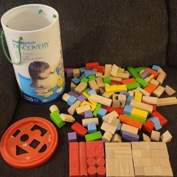 Imaginarium Discovery Wooden Blocks Set Toys Building