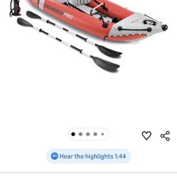 Intex 68309EP Excursion Pro K2 Inflatable Kayak Set