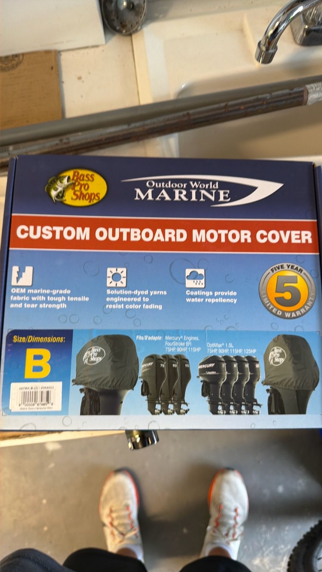 Outboard motor cover