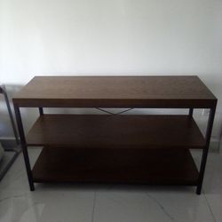 Wooden Long 3 Shelf Desk