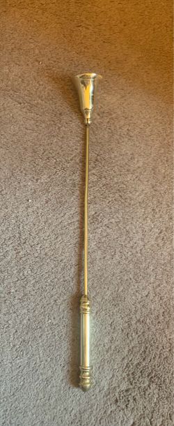 Brass Candle Snuffer 16” New brass candle snuffer   long handle pivoting cone