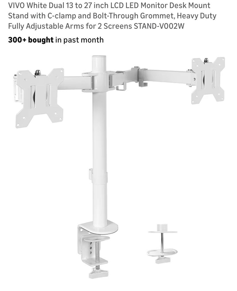 Vivo dual Monitor Arm New - $15