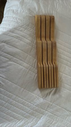WUSTHOF 7 Slot Drawer Knife Holder Used