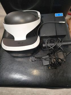 Sony PS VR PSVR PlayStation CUH-ZVR2 For PS4 Console Set Headset Tested Working