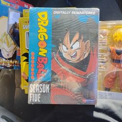 Dragon Ball: Complete Series Seasons 1-5" DVD box set. 

