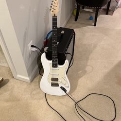 Donner Seeker Electric Guitar Platinum White