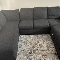 5 Seat Sectional L Shaped Couch