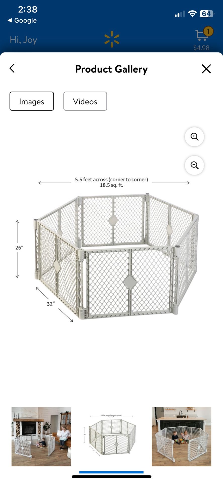 North States Superyard Playpen For Baby Or Pets