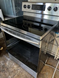 Samsung Glass Top Stove Stainless Steel DELIVERY AVAILABLE 🚚