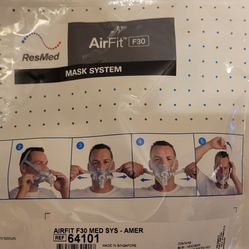 ResMed Airfit 30 Mask System & 3 Medium Cushions