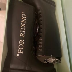 Designer Riding Boots by Off-White