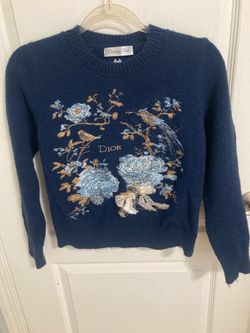 navy blue cd sweater