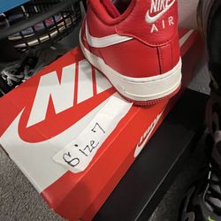 Red Nike’s Size 7Y.. New Condition $65..) Red Converse size Men 4-5, Women 6 $55) Black Hi Top Converse Size 6 Men, 8 Women $55(Pumas Size 10 Men $65 