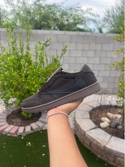 Jordan 1 Travis Scott Low Brown Velvet (Read Description)