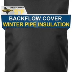 Backflow Preventer Cover Insulated (5˚F) - 14” W x 26" H Backflow Cover 
