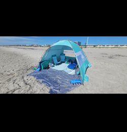 Sun shade tent