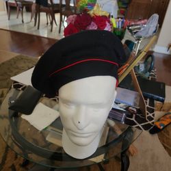 Not Much Info Vintage Dark Blue Beret Cap 
