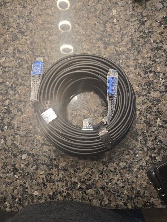 BlueRigger 4K HDMI Cable 50FT (4K 30Hz, HDR10, in-Wall CL3 Rated, High Speed B17