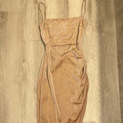 Brown Long BodyCon Dress 
