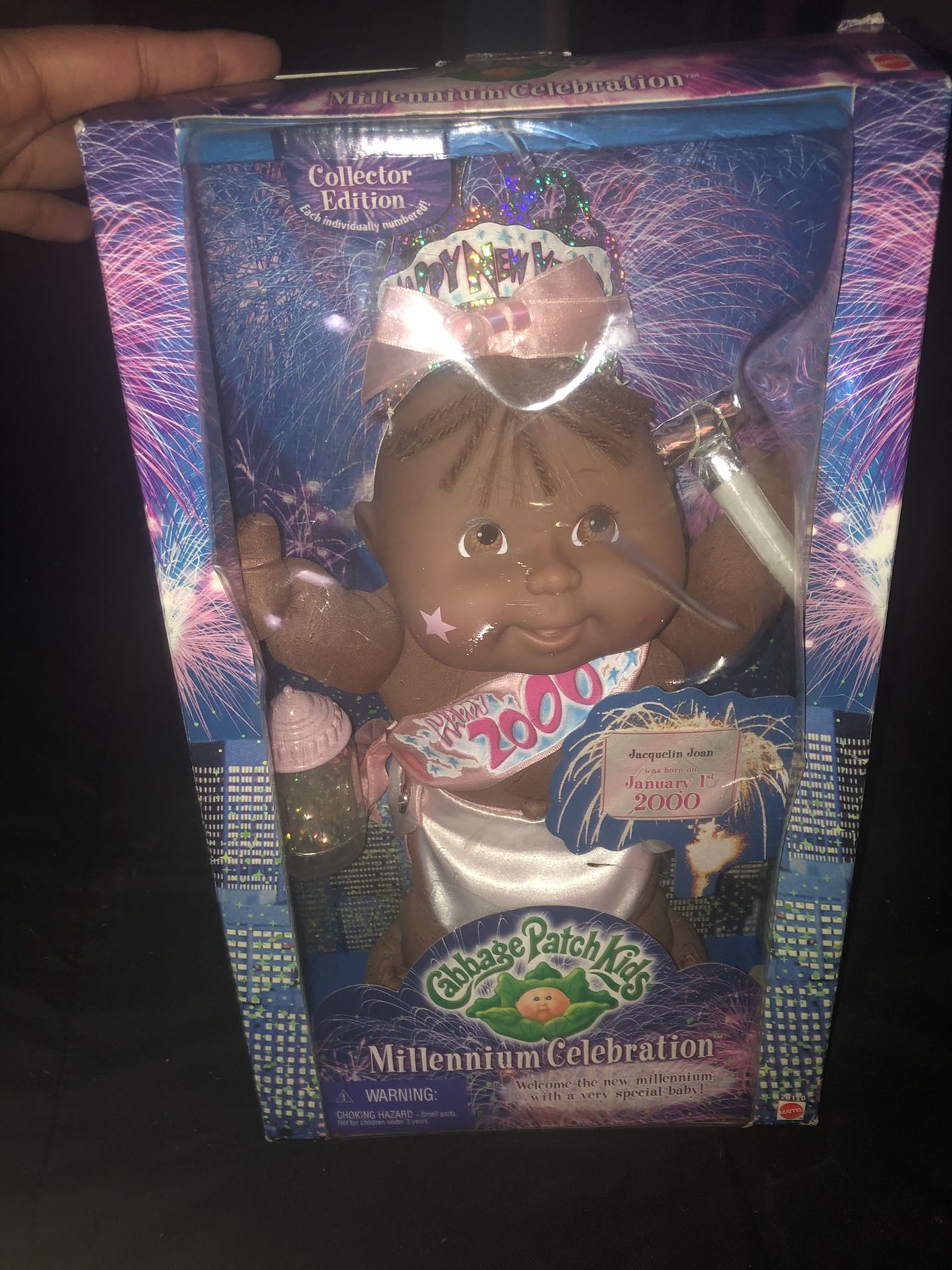 cabbage patch millennium doll new in box !