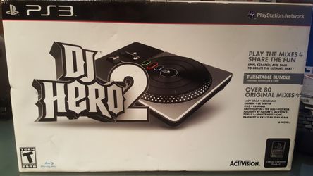 DJ HERO 2 turntable bundle ps3
