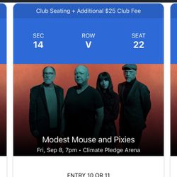 Modest Mouse And The Pixies @ Climate Pledge