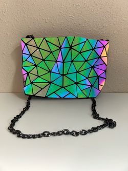 Reflective Rave cross body purse