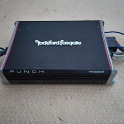 Rockford Fosgate Amp 4Ch 