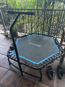 Ancheer Mini Fitness Trampoline with Handle Bar