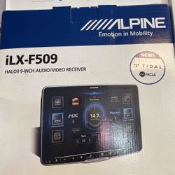 Alpine iLX-F509 Halo9 Multimedia Receiver with 9-inch Floating HD Touchscreen Display