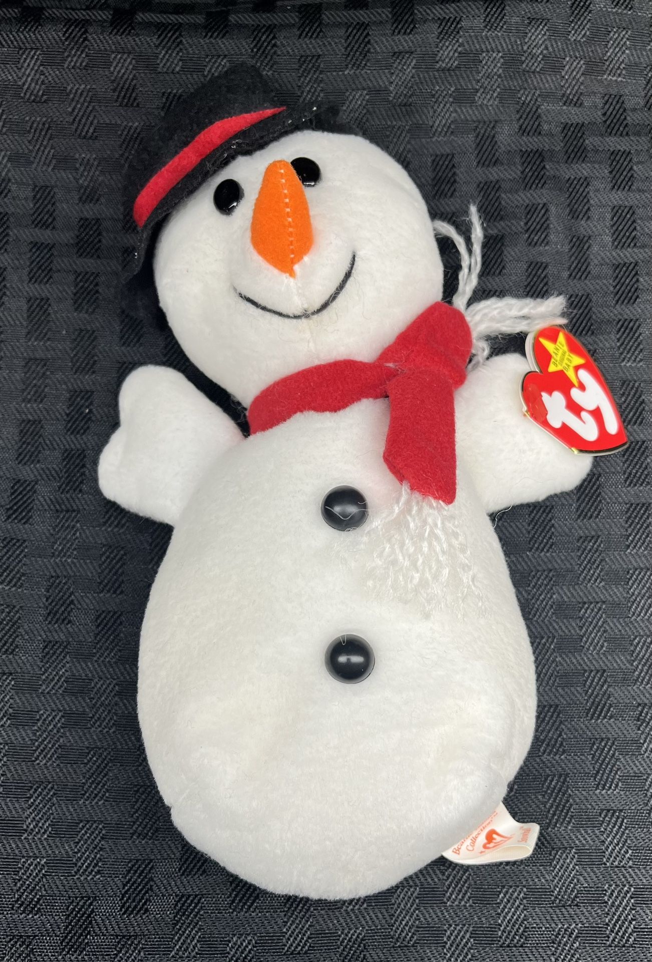 1996 Ty Beanie Baby Snowball Snowman (ERRORS)