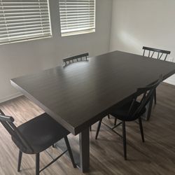 Dining Table With Four Chairs