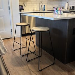 Set of 2 Bar Stools