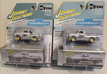 jhonny lightning 67 chevy pick up gold rims chase