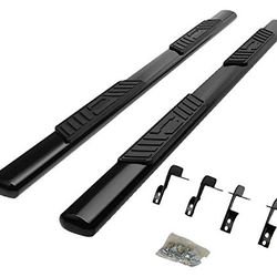 LA Zona Auto Parts 1999 to 2016 Ford F250 F350 F450 F550 Extended Cab Nerf Bars Running Boards Estribos Negros Black