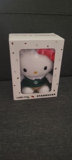 Hello Kitty + Starbucks  Plushie