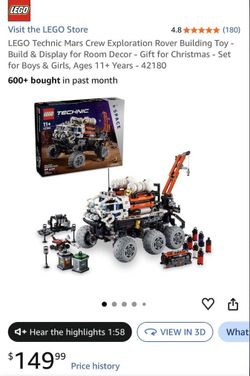 LEGO Technic 42180 Mars Crew Exploration Rover - Complete Set, Built