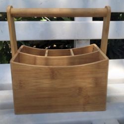 Silverware Caddy, Bamboo