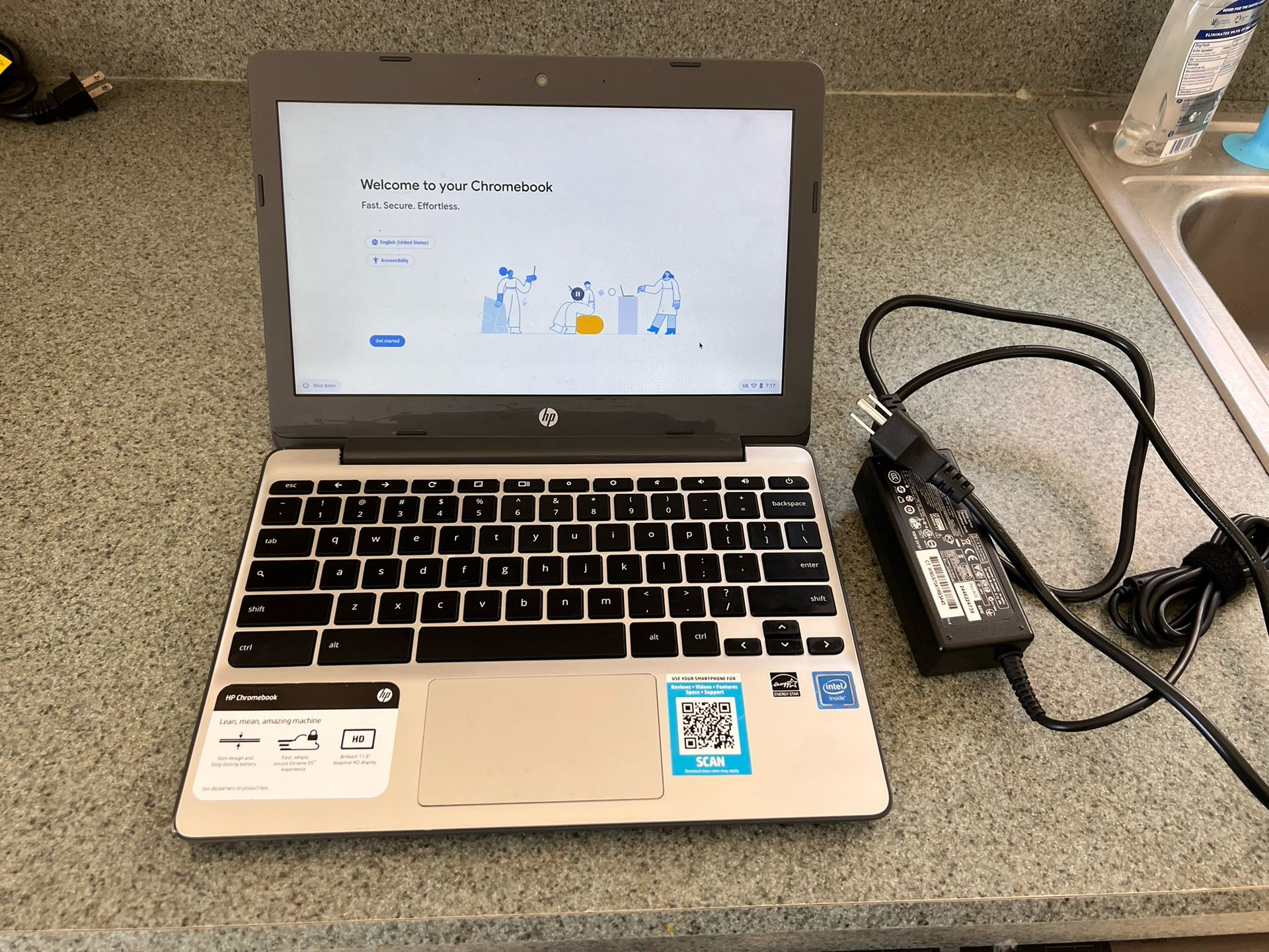 HP Chromebook 11 v010nr 11.6in