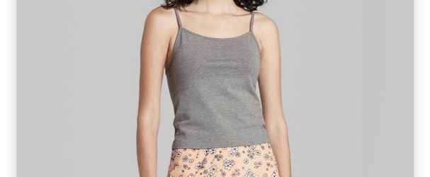 Wild fable Grey Capri Tank Top Size Small