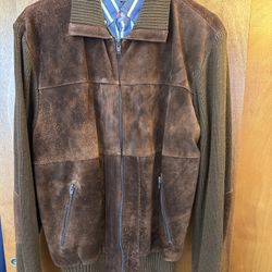 Men’s Leather Jacket Italy Size M