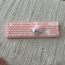 Hello Kitty Wireless Keyboard And Mouse