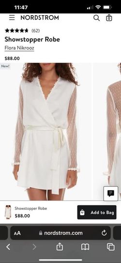 White Silk Robe