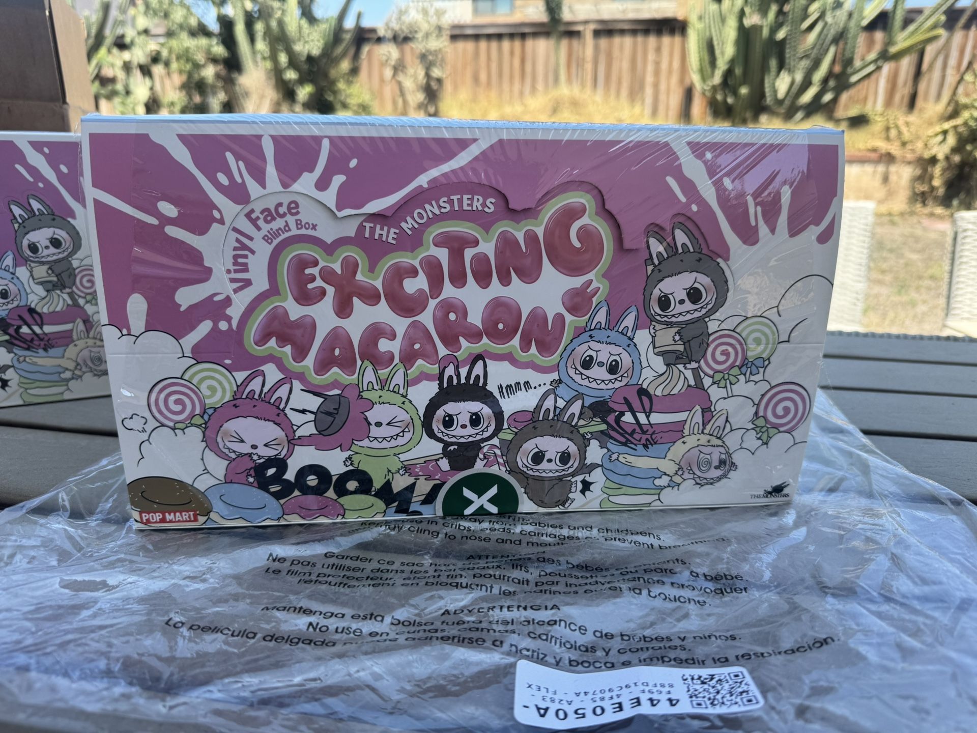 Pop mart Labubu exciting macaron 6 blind boxes sealedcase