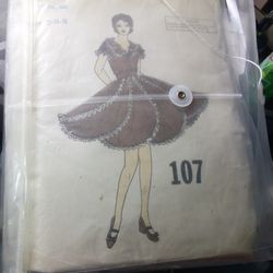 Clothing Pattern, Dress Pattern 