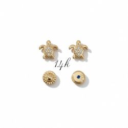 14k Gold Baby Earrings