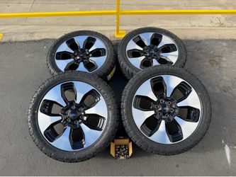 2026 Ford F-150 F150 22" OEM Rims Wheels & NEW Tires Lincoln Navigator Expedition Lightning Stealth King Ranch Platinum