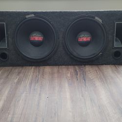 2- 12" Earthquake Subwoofers In Box.