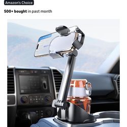 Phone Mount For Cup Holder 