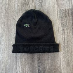 Lacoste Supreme Beanie Tonal Spell out Beanie Fw19